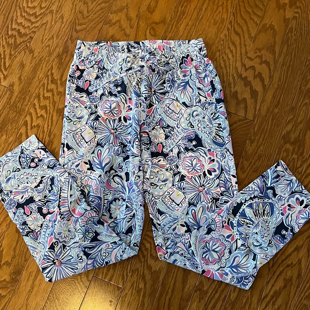 Lilly Pulitzer Emory knit pant Namaste in the Jungle Xs
